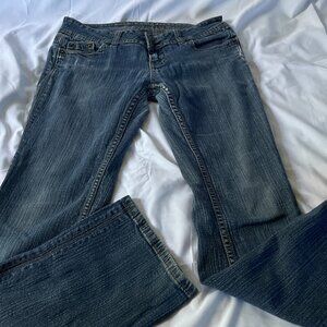 Blue Asphalt Fashionista Skinny Blue Denim Jeans Pants Womanʻs Size 7/28